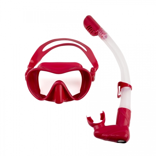 Snorkeling set Scorpena, red