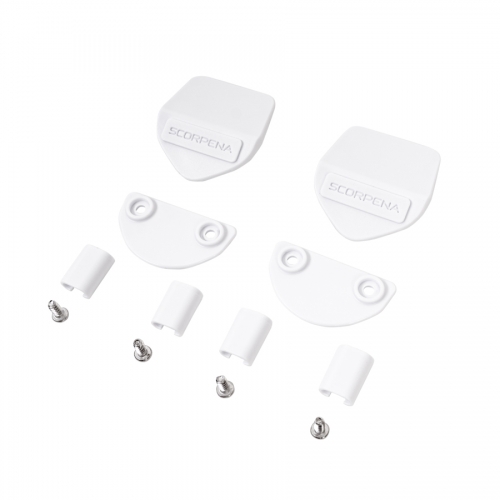 Assembling set for fins F1, white