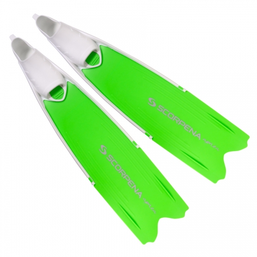 Fins Scorpena F1, white - green